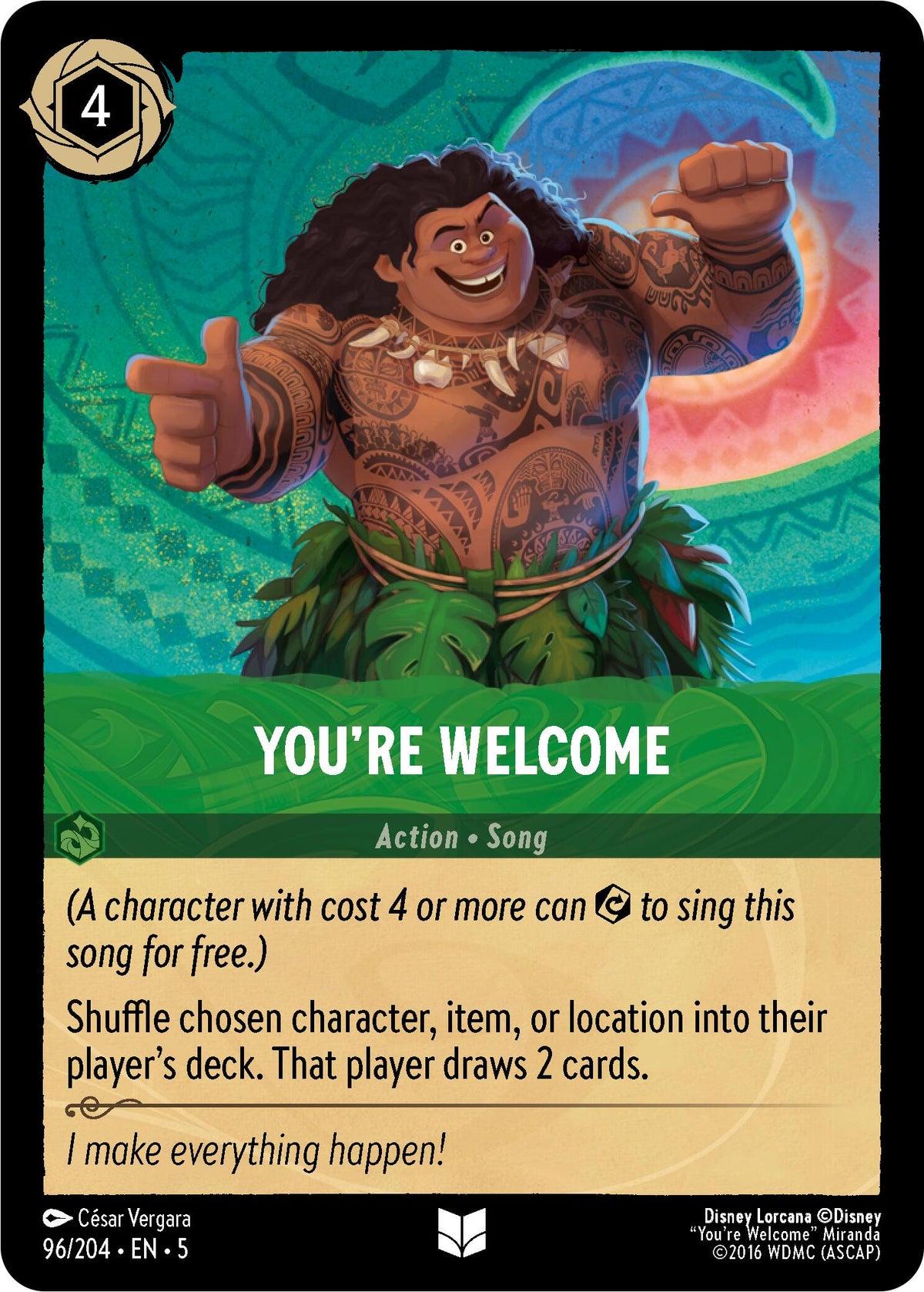 You're Welcome (96/204) [Shimmering Skies] - Disney - Card Brawlers | Quebec | Canada |