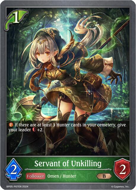 Servant of Unkilling - P07EN (Foil) (BP05-P07EN) [Omens Eternal] - Bushiroad - Card Brawlers | Quebec | Canada |
