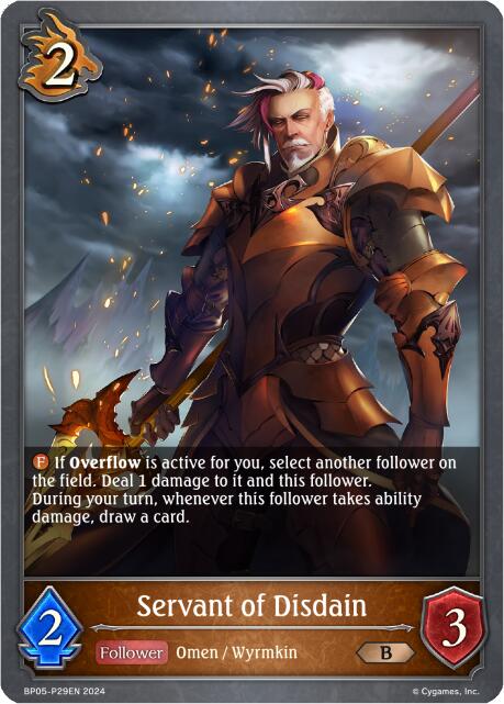 Servant of Disdain - P29 (Foil) (BP05-P29EN) [Omens Eternal] - Bushiroad - Card Brawlers | Quebec | Canada |