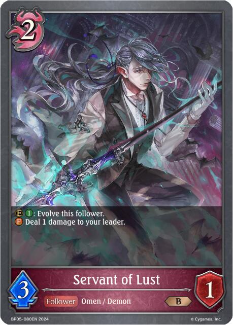 Servant of Lust (BP05-080EN) [Omens Eternal] - Bushiroad - Card Brawlers | Quebec | Canada |