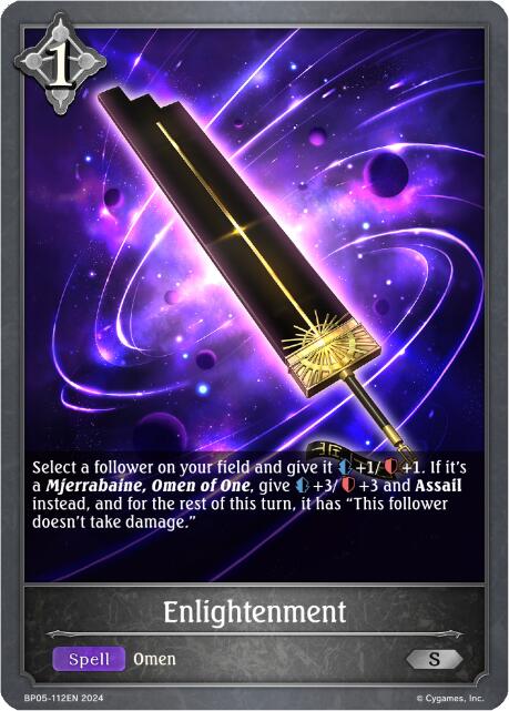 Enlightenment (BP05-112EN) [Omens Eternal] - Bushiroad - Card Brawlers | Quebec | Canada |