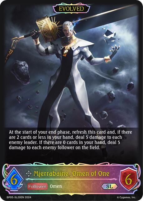 Mjerrabaine, Omen of One (Evolved) (BP05-SL20EN) [Omens Eternal] - Bushiroad - Card Brawlers | Quebec | Canada |