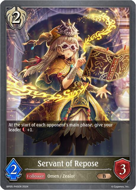 Servant of Repose - P45 (Foil) (BP05-P45EN) [Omens Eternal] - Bushiroad - Card Brawlers | Quebec | Canada |