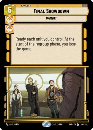 Final Showdown (208/262) (208/262) [Shadows of the Galaxy] - Fantasy Flight Games - Card Brawlers | Quebec | Canada |