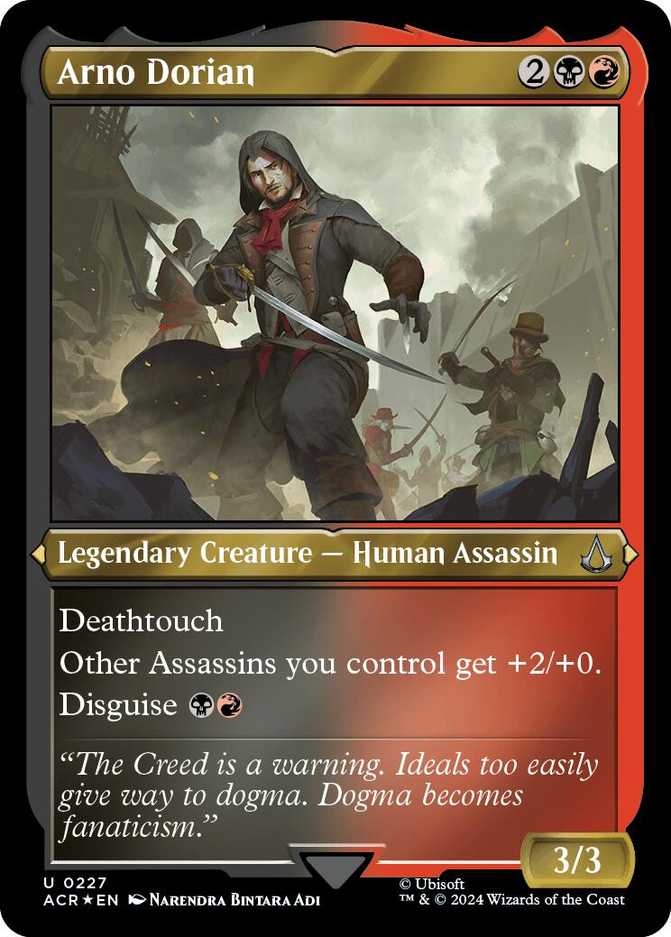 Arno Dorian (Foil Etched) [Assassin's Creed] - Magic: The Gathering - Card Brawlers | Quebec | Canada |