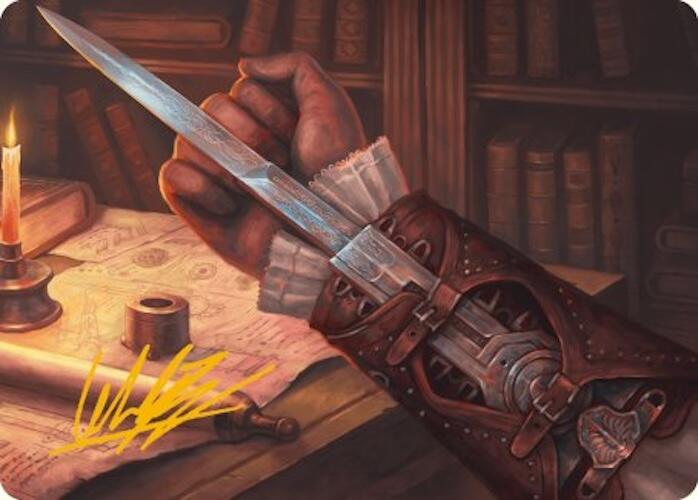 Hidden Blade Art Card (Gold-Stamped Signature) [Assassin's Creed Art Series] - Magic: The Gathering - Card Brawlers | Quebec | Canada |