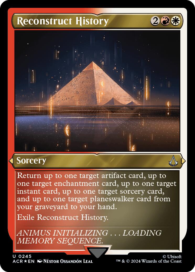 Reconstruct History (Foil Etched) [Assassin's Creed] - Magic: The Gathering - Card Brawlers | Quebec | Canada |
