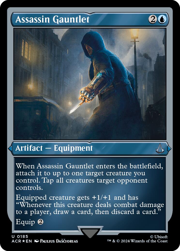 Assassin Gauntlet (Foil Etched) [Assassin's Creed] - Magic: The Gathering - Card Brawlers | Quebec | Canada |
