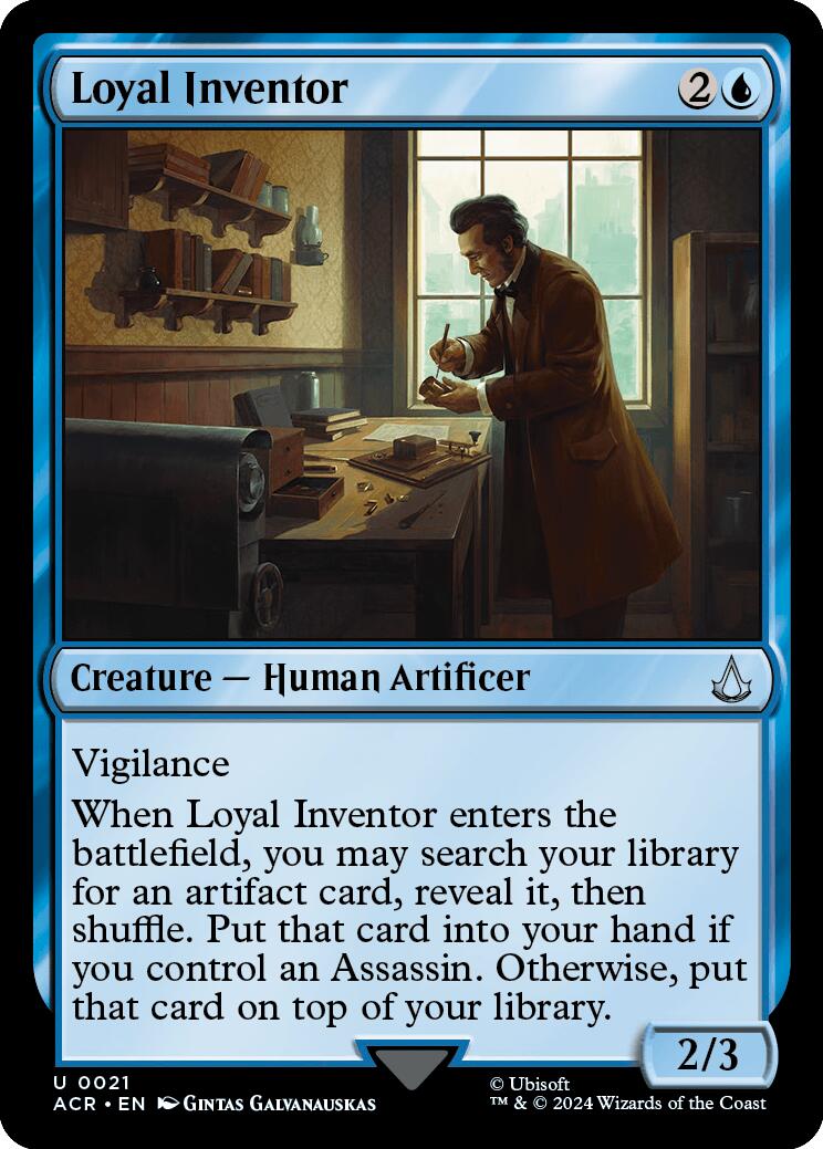 Loyal Inventor [Assassin's Creed] - Magic: The Gathering - Card Brawlers | Quebec | Canada |