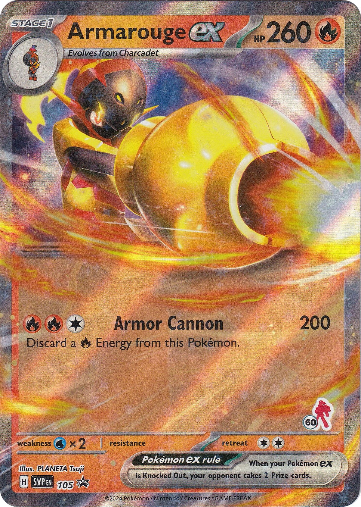 Armarouge ex (105) (Armarouge 60) [Battle Academy 2024] - Pokémon - Card Brawlers | Quebec | Canada |