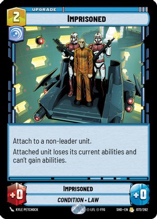 Imprisoned (072/262) (072/262) [Shadows of the Galaxy] - Fantasy Flight Games - Card Brawlers | Quebec | Canada |