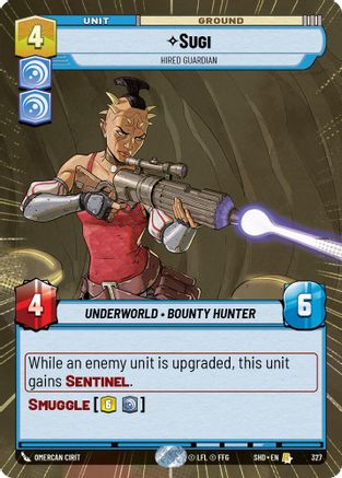 Sugi - Hired Guardian (327) (Hyperspace) (327) [Shadows of the Galaxy] - Fantasy Flight Games - Card Brawlers | Quebec | Canada |