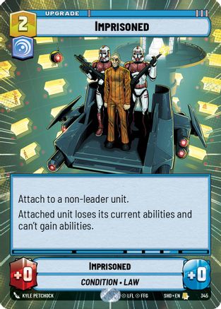 Imprisoned (345) (Hyperspace) (345) [Shadows of the Galaxy] - Fantasy Flight Games - Card Brawlers | Quebec | Canada |