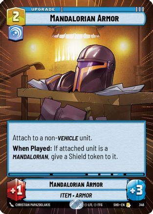 Mandalorian Armor (346) (Hyperspace) (346) [Shadows of the Galaxy] - Fantasy Flight Games - Card Brawlers | Quebec | Canada |
