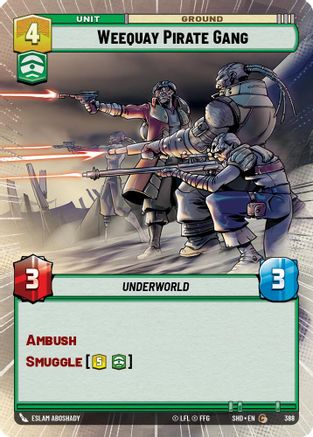 Weequay Pirate Gang (388) (Hyperspace) (388) [Shadows of the Galaxy] - Fantasy Flight Games - Card Brawlers | Quebec | Canada |