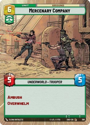 Mercenary Company (390) (Hyperspace) (390) [Shadows of the Galaxy] - Fantasy Flight Games - Card Brawlers | Quebec | Canada |