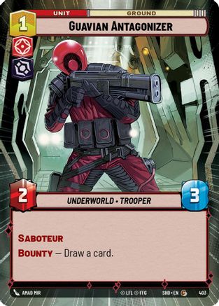 Guavian Antagonizer (403) (Hyperspace) (403) [Shadows of the Galaxy] - Fantasy Flight Games - Card Brawlers | Quebec | Canada |
