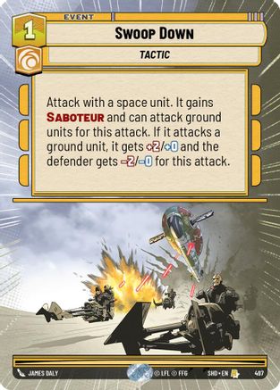 Swoop Down (497) (Hyperspace) (497) [Shadows of the Galaxy] - Fantasy Flight Games - Card Brawlers | Quebec | Canada |