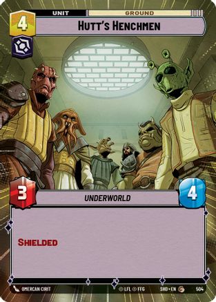 Hutt's Henchmen (504) (Hyperspace) (504) [Shadows of the Galaxy] - Fantasy Flight Games - Card Brawlers | Quebec | Canada |