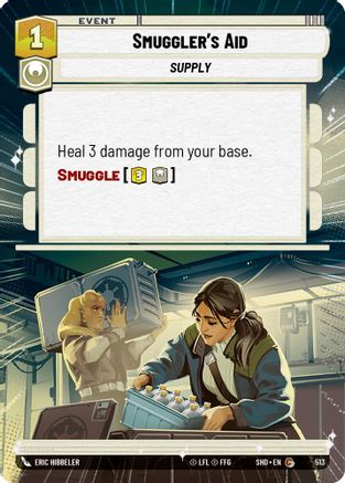 Smuggler's Aid (513) (Hyperspace) (513) [Shadows of the Galaxy] - Fantasy Flight Games - Card Brawlers | Quebec | Canada |