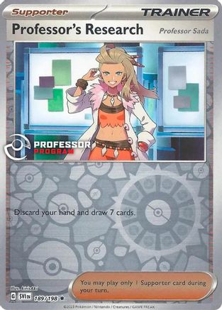 Professor's Research (189/198) - Reverse Holofoil [Professor Program Promos]