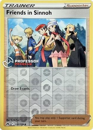 Friends in Sinnoh (131/159) - Reverse Holofoil [Professor Program Promos]