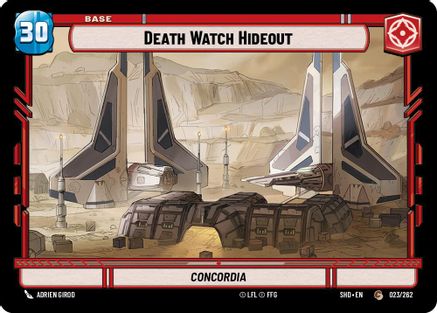 Death Watch Hideout // Experience (023 // T01) (023 // T01) [Shadows of the Galaxy] - Fantasy Flight Games - Card Brawlers | Quebec | Canada |