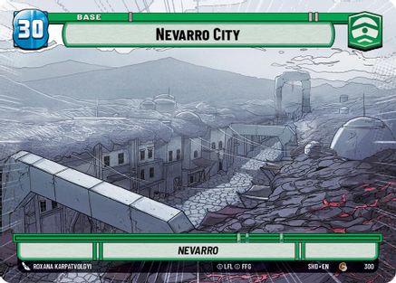 Nevarro City // Shield (300 // T04) (Hyperspace) (300 // T04) [Shadows of the Galaxy] - Fantasy Flight Games - Card Brawlers | Quebec | Canada |
