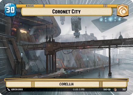Coronet City // Experience (303 // T03) (Hyperspace) (303 // T03) [Shadows of the Galaxy] - Fantasy Flight Games - Card Brawlers | Quebec | Canada |