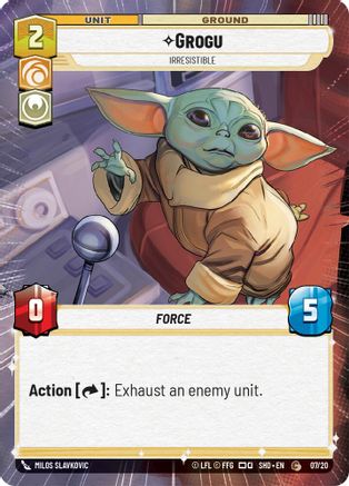 Grogu - Irresistible (07/20) (Hyperspace) (07/20) [Shadows of the Galaxy: Weekly Play] - Fantasy Flight Games - Card Brawlers | Quebec | Canada |
