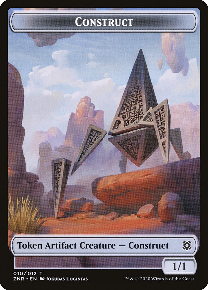 Angel Warrior // Construct Double-Sided Token [Zendikar Rising Tokens] - Magic: The Gathering - Card Brawlers | Quebec | Canada |