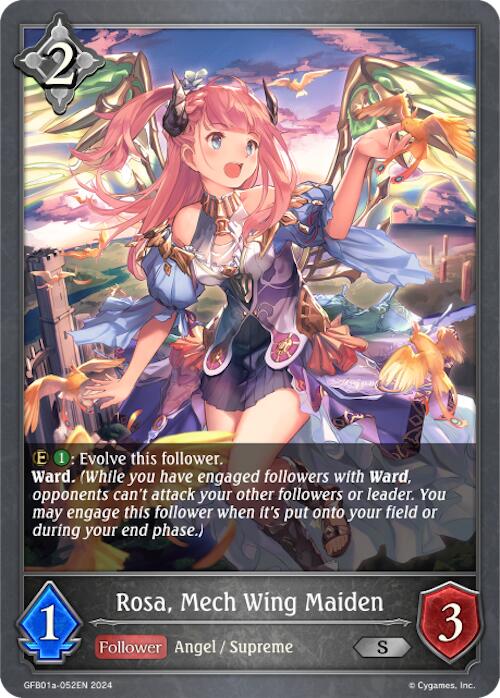 Rosa, Mech Wing Maiden (GFB01a-052EN) [Gloryfinder Bundle 01: Guide to Glory] - Bushiroad - Card Brawlers | Quebec | Canada |