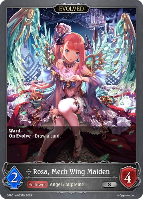 Rosa, Mech Wing Maiden (Evolved) (GFB01a-053EN) [Gloryfinder Bundle 01: Guide to Glory] - Bushiroad - Card Brawlers | Quebec | Canada |