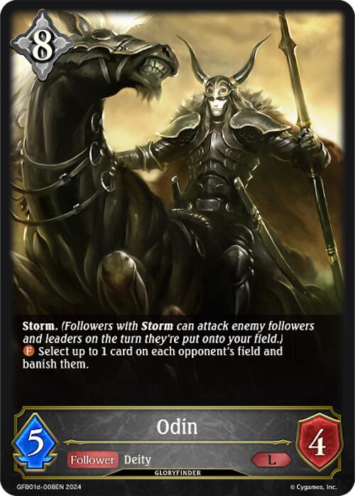 Odin (GFB01d-008EN) [Gloryfinder Bundle 01: Guide to Glory] - Bushiroad - Card Brawlers | Quebec | Canada |