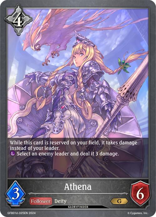 Athena (GFB01d-025EN) [Gloryfinder Bundle 01: Guide to Glory] - Bushiroad - Card Brawlers | Quebec | Canada |