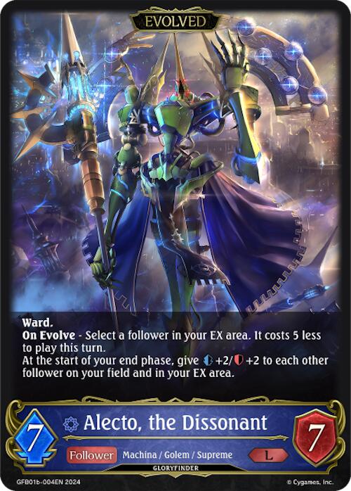 Alecto, the Dissonant (Evolved) (GFB01b-004EN) [Gloryfinder Bundle 01: Guide to Glory] - Bushiroad - Card Brawlers | Quebec | Canada |