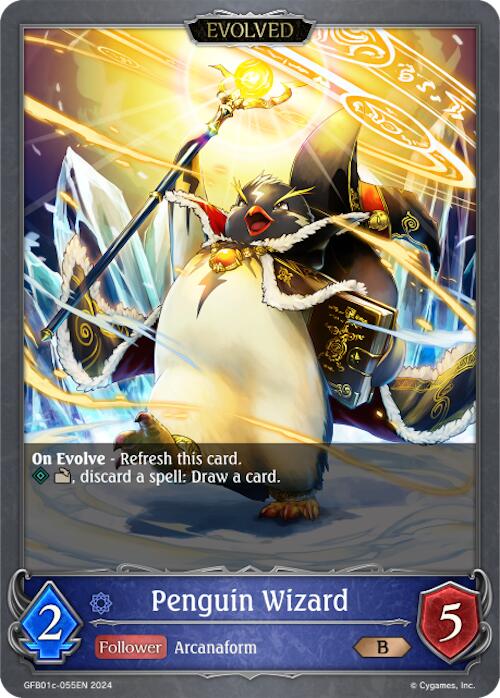 Penguin Wizard (Evolved) (GFB01c-055EN) [Gloryfinder Bundle 01: Guide to Glory] - Bushiroad - Card Brawlers | Quebec | Canada |
