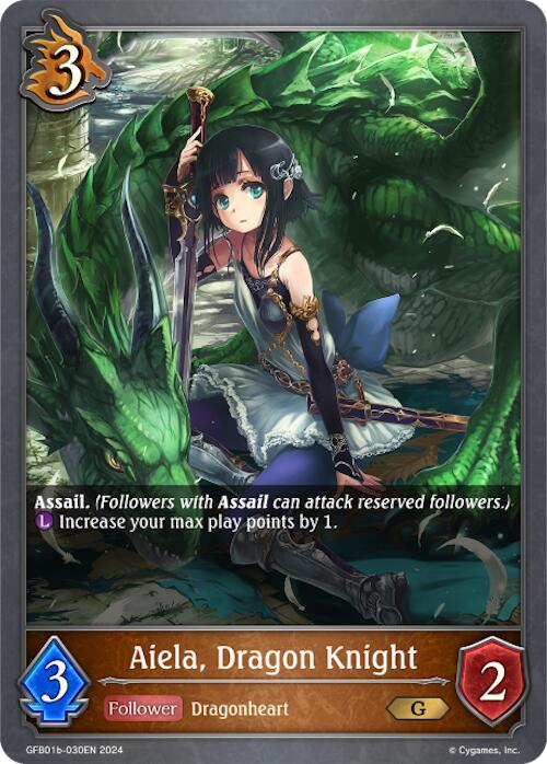 Aiela, Dragon Knight (GFB01b-030EN) [Gloryfinder Bundle 01: Guide to Glory] - Bushiroad - Card Brawlers | Quebec | Canada |