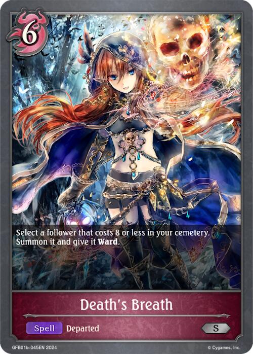 Death's Breath (GFB01b-045EN) [Gloryfinder Bundle 01: Guide to Glory] - Bushiroad - Card Brawlers | Quebec | Canada |