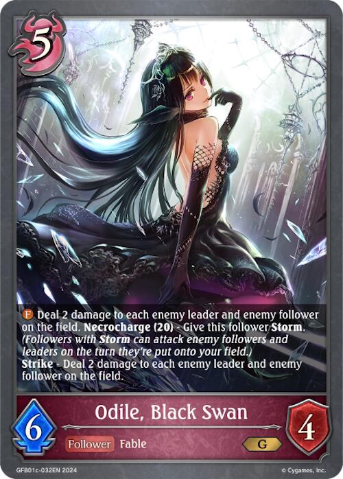 Odile, Black Swan (GFB01c-032EN) [Gloryfinder Bundle 01: Guide to Glory] - Bushiroad - Card Brawlers | Quebec | Canada |