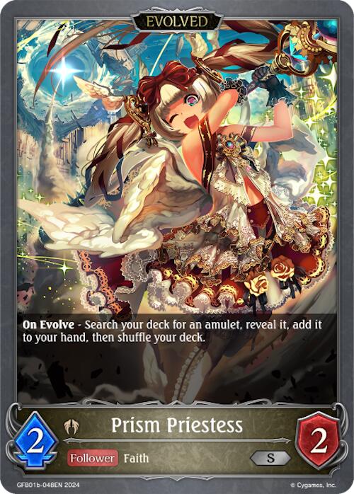 Prism Priestess (Evolved) (GFB01b-048EN) [Gloryfinder Bundle 01: Guide to Glory] - Bushiroad - Card Brawlers | Quebec | Canada |