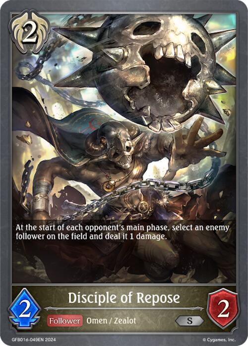 Disciple of Repose (GFB01d-049EN) [Gloryfinder Bundle 01: Guide to Glory] - Bushiroad - Card Brawlers | Quebec | Canada |