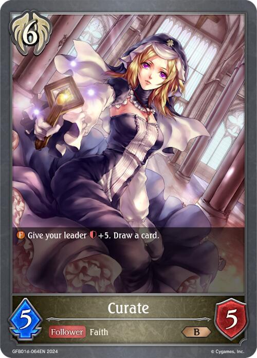 Curate (GFB01d-064EN) [Gloryfinder Bundle 01: Guide to Glory] - Bushiroad - Card Brawlers | Quebec | Canada |