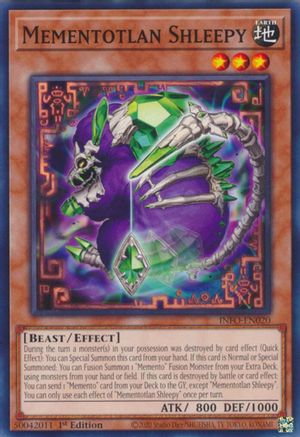 Mementotlan Shleepy [INFO-EN020] Common - Yu-Gi-Oh! - Card Brawlers | Quebec | Canada |