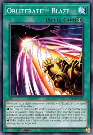Obliterate!!! Blaze [INFO-EN055] Super Rare - Yu-Gi-Oh! - Card Brawlers | Quebec | Canada |