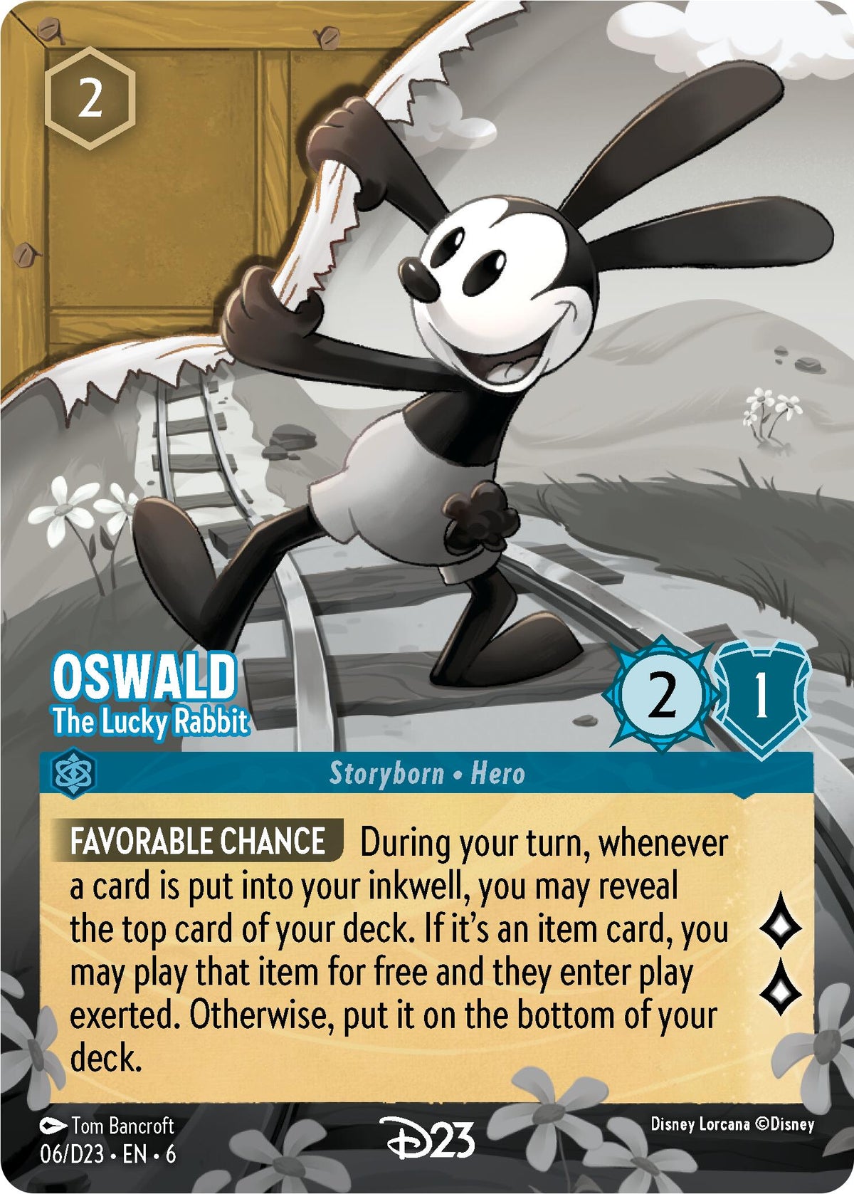 Oswald - The Lucky Rabbit (6) [D23 Promos] - Disney - Card Brawlers | Quebec | Canada |