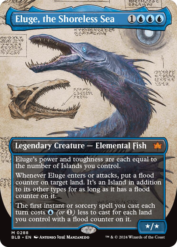 Eluge, the Shoreless Sea (Borderless) [Bloomburrow] - Magic: The Gathering - Card Brawlers | Quebec | Canada |