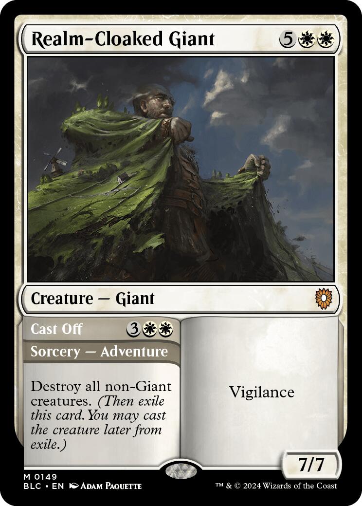 Realm-Cloaked Giant [Bloomburrow Commander] - Magic: The Gathering - Card Brawlers | Quebec | Canada |