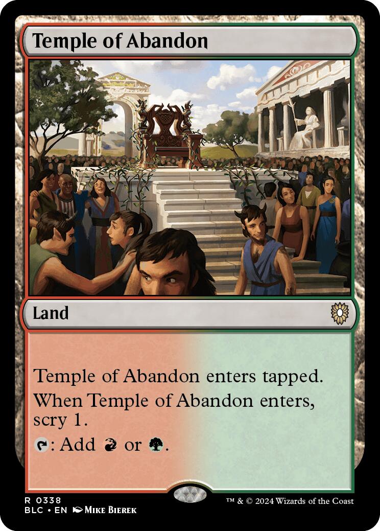 Temple of Abandon [Bloomburrow Commander] - Magic: The Gathering - Card Brawlers | Quebec | Canada |