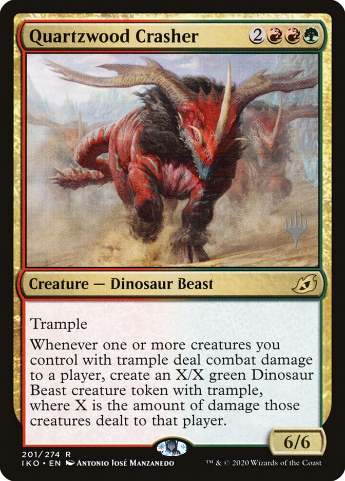 Quartzwood Crasher (Promo Pack) [Ikoria: Lair of Behemoths Promos] - Magic: The Gathering - Card Brawlers | Quebec | Canada |
